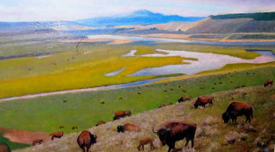SPRING ALONG THE YELLOWSTONE