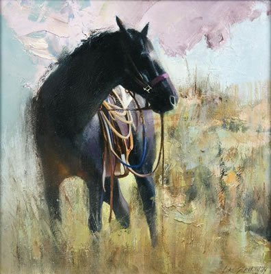 SKY HORSE by Luke Stavrowsky - Auction record, sale price, and art valuation. Compare with similar artists and explore comparable artworks.