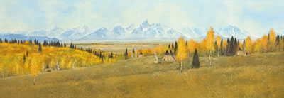 TETON RANGE FROM SHADOW MOUNTAIN