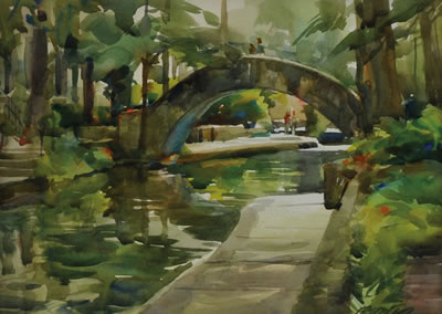 Bridge at La Mansion, on the San Antonio River Walk