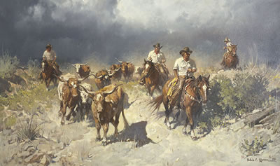 Approaching Storm by Melvin Charles Warren - Auction record, sale price, and art valuation. Compare with similar artists and explore comparable artworks.