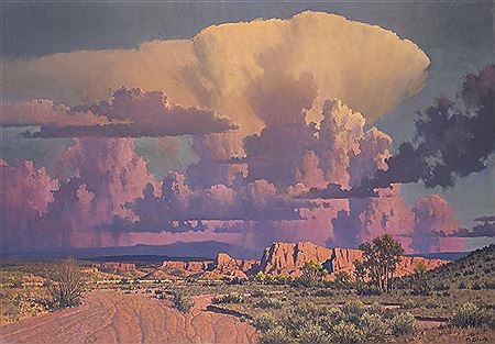 Waiting on the Summer Rain by Michael Stack - Auction record, sale price, and art valuation. Compare with similar artists and explore comparable artworks.