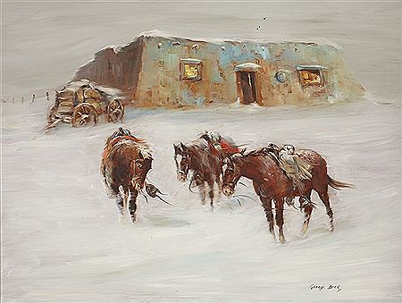 The Patient Ones by George Dick - Auction record, sale price, and art valuation. Compare with similar artists and explore comparable artworks.