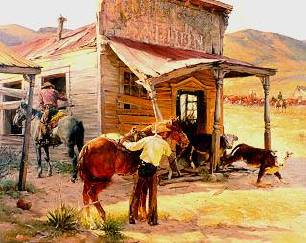 Ghost Town by Tom (Thomas) Ryan - Auction record, sale price, and art valuation. Compare with similar artists and explore comparable artworks.