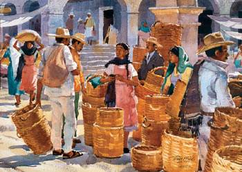 Basket Market in Ocotlan