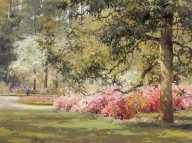 Magnolia by Marlin Linville - Auction record, sale price, and art valuation. Compare with similar artists and explore comparable artworks.
