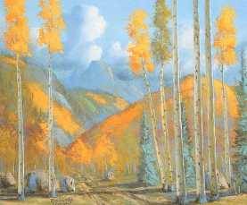 Trail Through the Aspens