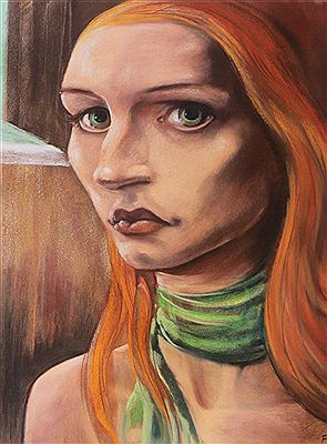 GREEN EYES by Frank McFadden - Auction record, sale price, and art valuation. Compare with similar artists and explore comparable artworks.