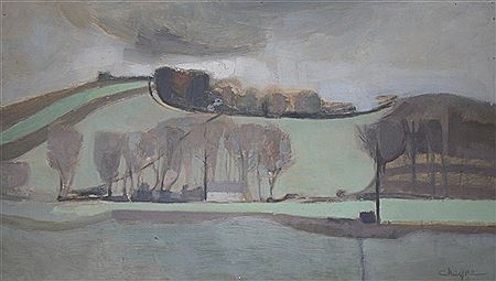 LANDSCAPE by Ian Alec Johnson Cheyne - Auction record, sale price, and art valuation. Compare with similar artists and explore comparable artworks.