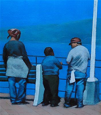 FISHING LESSON ON SANTA MONICA PIER