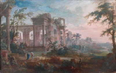 Paysages de ruines romaines by Pierre-Antoine (The Younger) Patel - Auction record, sale price, and art valuation. Compare with similar artists and explore comparable artworks.