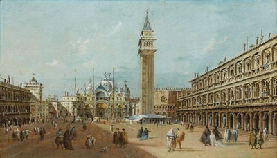 Sample artwork by Giacomo Guardi (1764 - 1835), known for venetian scene painting - View similar artists and auction records