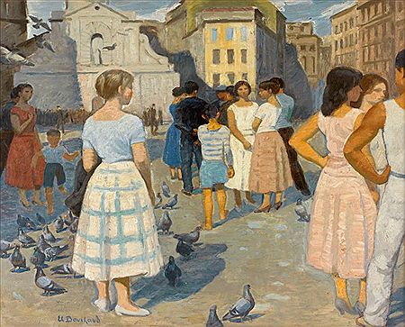 Dimanche matin sur le vieux port, Marseille 1949 by Étienne Bouchaud - Auction record, sale price, and art valuation. Compare with similar artists and explore comparable artworks.