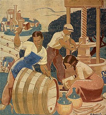 "Les vendanges"