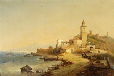 EGLISE AU BORD DE LA MER