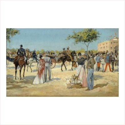 AVANT LA CORRIDA, MADRID 1898
