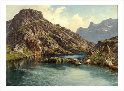 Le Lac de Merlat à la Praz de Belledonne by Charles Alexandre Bertier - Auction record, sale price, and art valuation. Compare with similar artists and explore comparable artworks.