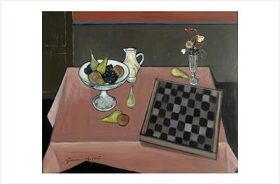 Nature morte au damier by Simon Joseph Simon-Auguste - Auction record, sale price, and art valuation. Compare with similar artists and explore comparable artworks.
