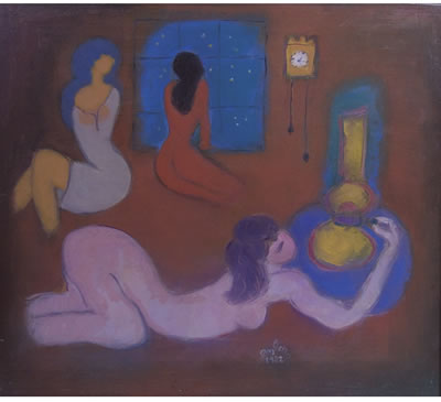 Veiled Lamp by Aslan Gundas - Auction record, sale price, and art valuation. Compare with similar artists and explore comparable artworks.