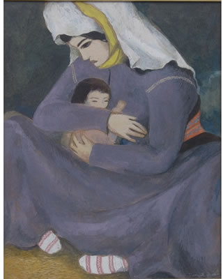 Mother And Child by Turgut Zaim - Auction record, sale price, and art valuation. Compare with similar artists and explore comparable artworks.