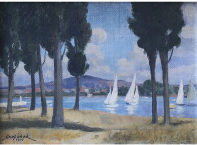 View From Prince Islands by Seref Akdik - Auction record, sale price, and art valuation. Compare with similar artists and explore comparable artworks.