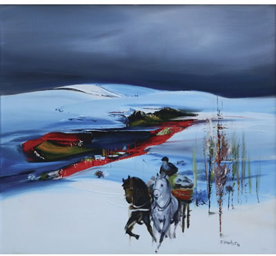Landscape by Zeki Serbest - Auction record, sale price, and art valuation. Compare with similar artists and explore comparable artworks.
