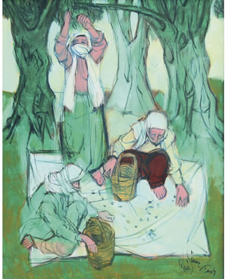 Sample artwork by Fahri Sumer (Born 1942), known for painting - View similar artists and auction records