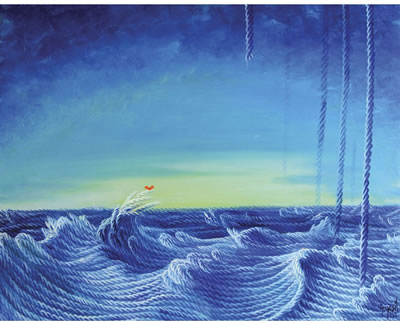 Waved Sea by Ahmet Yesil - Auction record, sale price, and art valuation. Compare with similar artists and explore comparable artworks.