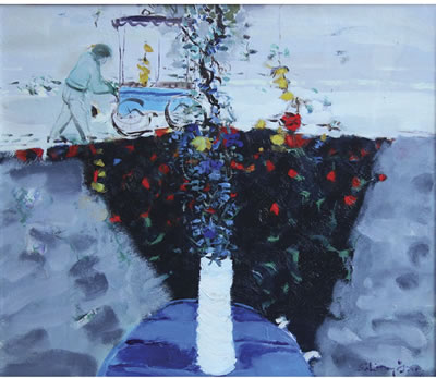 Sample artwork by Sobutay Ozer (1949 - 2007), known for painting - View similar artists and auction records