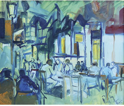 Cafe by Fahri Sumer - Auction record, sale price, and art valuation. Compare with similar artists and explore comparable artworks.