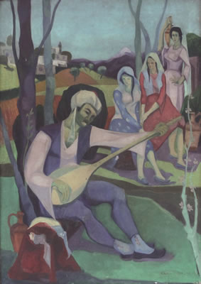 Poet by Fikri Canturk - Auction record, sale price, and art valuation. Compare with similar artists and explore comparable artworks.