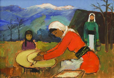 Life in village by Nurettin Erguven - Auction record, sale price, and art valuation. Compare with similar artists and explore comparable artworks.