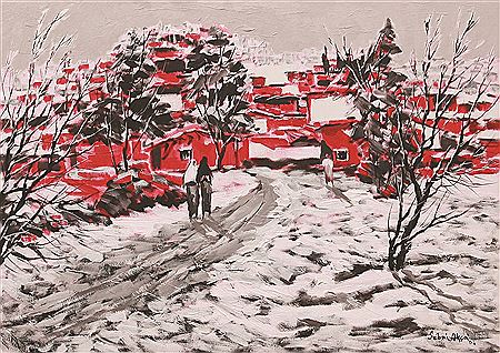 Winter peysage by Sabri Akca - Auction record, sale price, and art valuation. Compare with similar artists and explore comparable artworks.