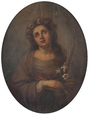 "Santa Rosalia" by Augusto Manuel Quesadas - Auction record, sale price, and art valuation. Compare with similar artists and explore comparable artworks.