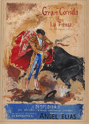 "Boceto para cartel de toros" by Jose Luis Florit Rodero - Auction record, sale price, and art valuation. Compare with similar artists and explore comparable artworks.
