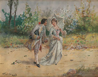 "Cortejando en el parque"