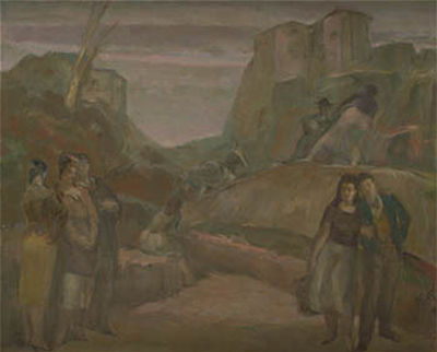 Sample artwork by Pedro Mozos (1915 - 1983), known for realism, painting - View similar artists and auction records