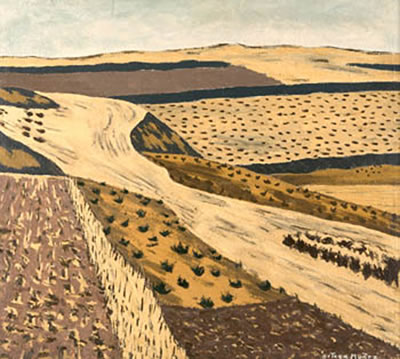 Sample artwork by Godofredo Ortega Munoz (1905 - 1982), known for landscape painting, influenced by nature and spirituality - View similar artists and auction records