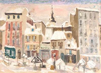 Sample artwork by Agustin Redondela (1922 - 2015), known for landscape painting in a loose brushstroke style - View similar artists and auction records