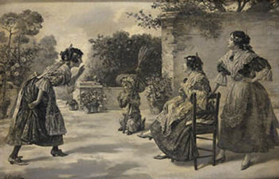 Valencianas en la terraza
