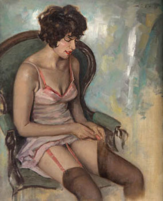Sample artwork by Federico Montenegro Ribas (1890 - 1952), known for advertising illustrations and posters - View similar artists and auction records