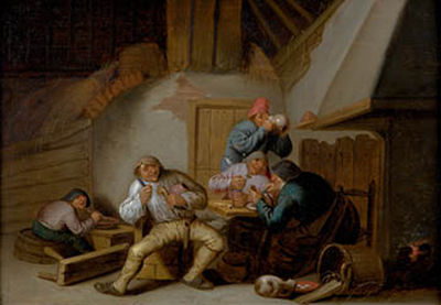 Campesinos en un mesón by Anthonie Victoryns - Auction record, sale price, and art valuation. Compare with similar artists and explore comparable artworks.