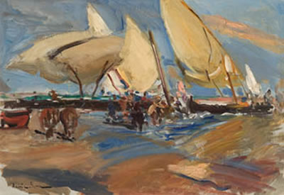 "Barcas en la playa" by Andreu Serra - Auction record, sale price, and art valuation. Compare with similar artists and explore comparable artworks.