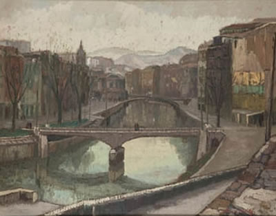 "Ria de Bilbao" by Gonzalo Roman Rodriguez - Auction record, sale price, and art valuation. Compare with similar artists and explore comparable artworks.