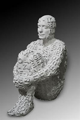 Portrait of Jaume Plensa: Self-portrait VI