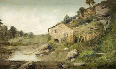 Paisaje con casa