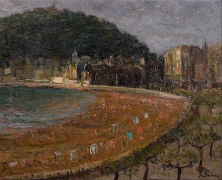 Vista de la Playa de la Concha de San Sebastián