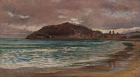 Vista de la Bahía de San Sebastián by Rogelio Gordon - Auction record, sale price, and art valuation. Compare with similar artists and explore comparable artworks.