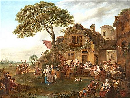 Sample artwork by Louis-Joseph Watteau de Lille (1731 - 1798), known for genre, religious genre, historical painting - View similar artists and auction records