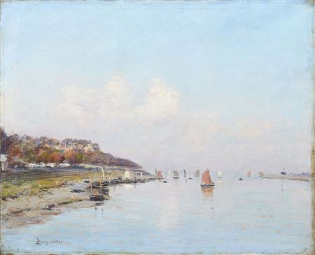 Paysage d`estuaire